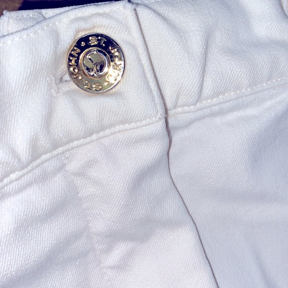 St John Sport ivory color jean pants size 8 - Picture 11 of 11